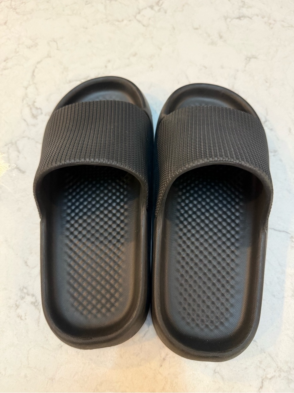 Men's Black Slide Sandals - Comfortable Everyday Slides